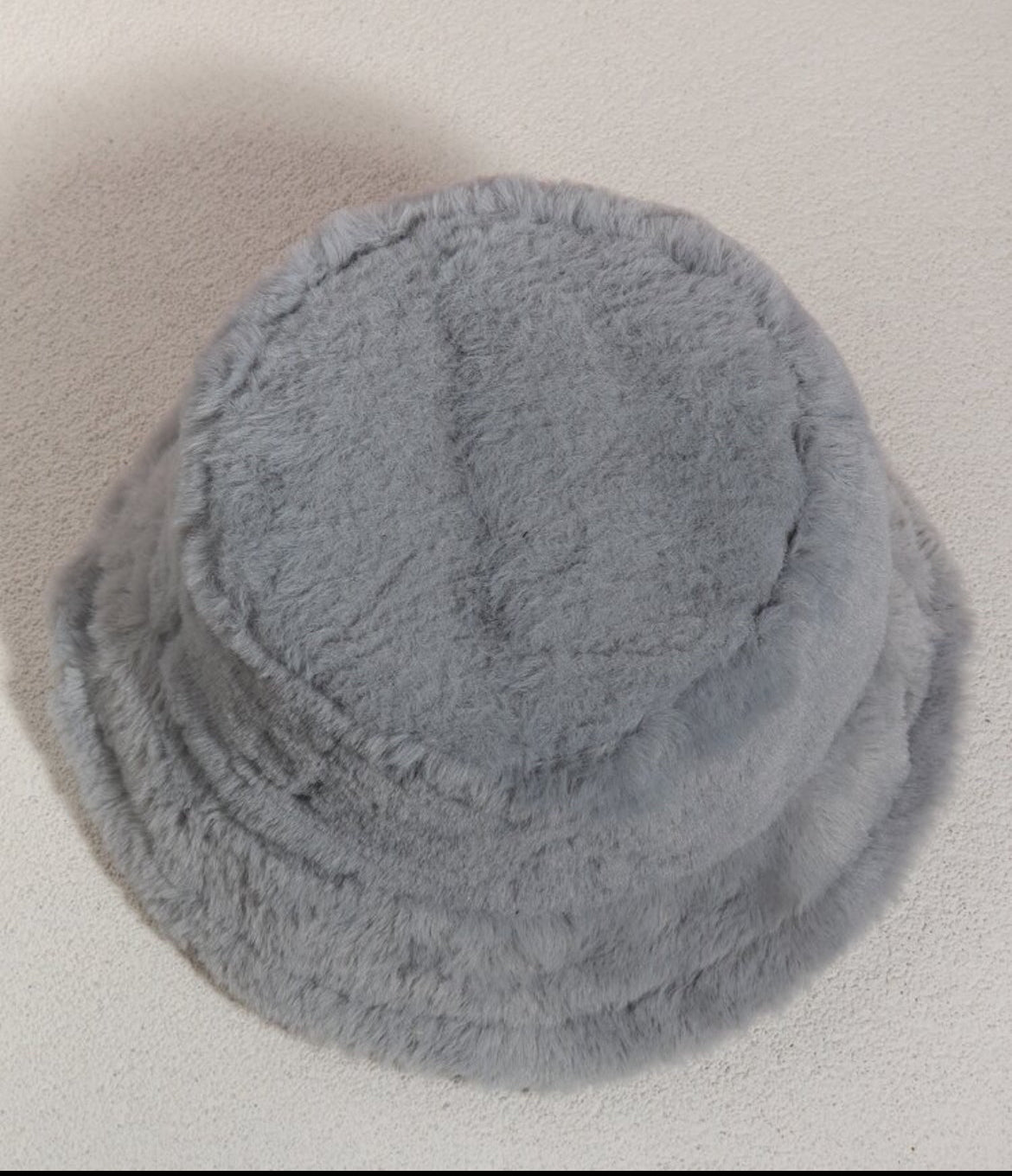 Unisex Faux Fur Bucket Hat