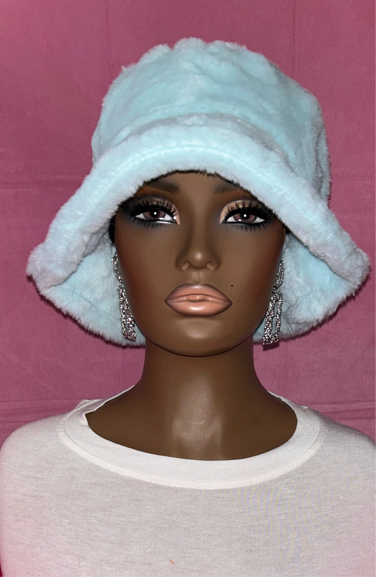 Unisex Faux Fur Bucket Hat