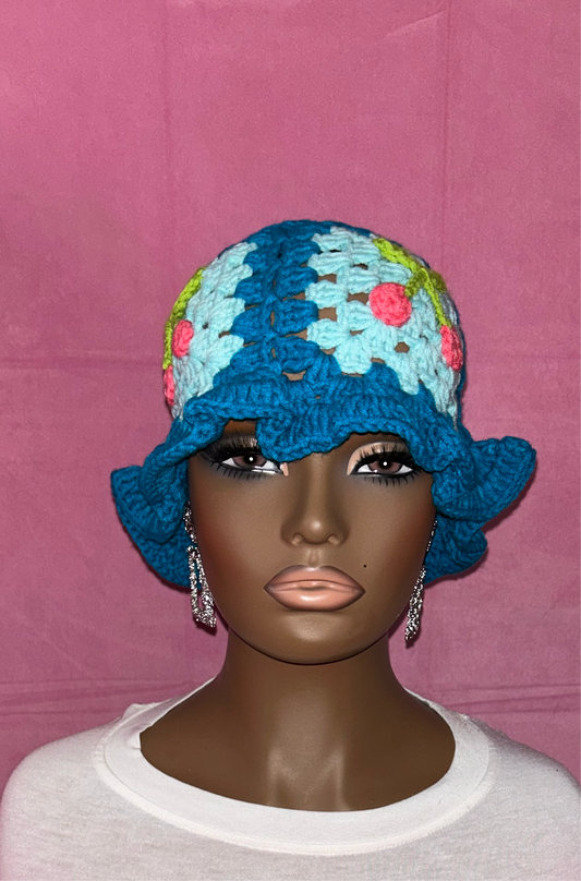Women’s Crochet Ruffle Hat