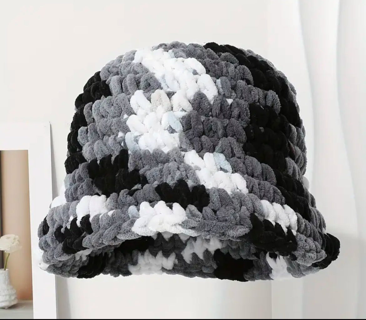 Unisex Crochet Bucket Hat