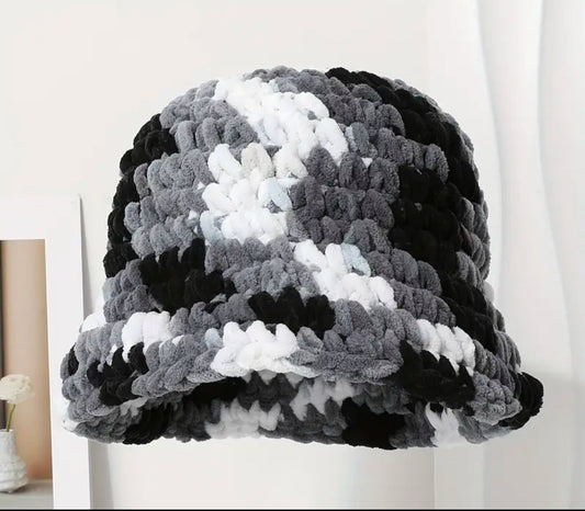 Unisex Crochet Bucket Hat