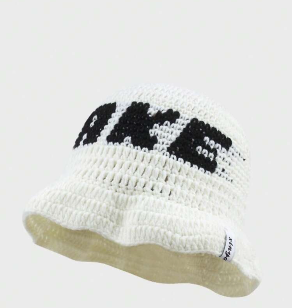 Unisex Crochet Ruffle Hat