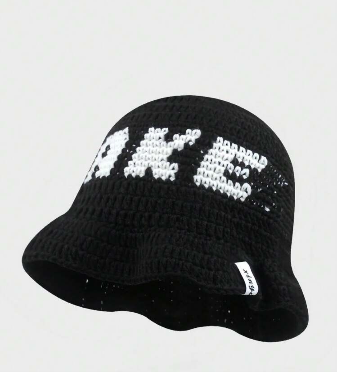 Unisex Crochet Ruffle Hat