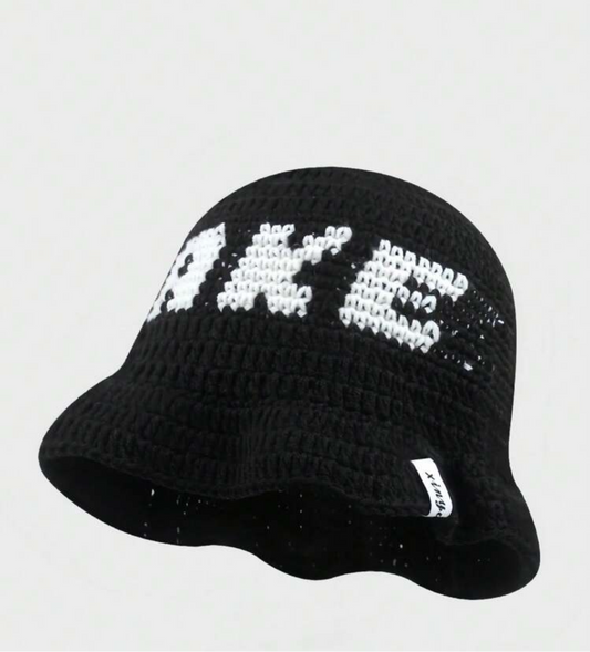 Unisex Crochet Ruffle Hat