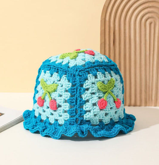 Women’s Crochet Ruffle Hat
