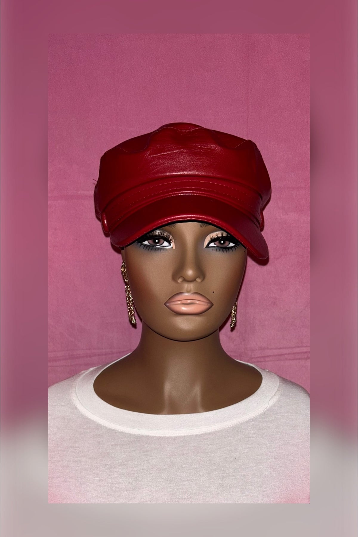 Women’s Flat Top Biker Cap