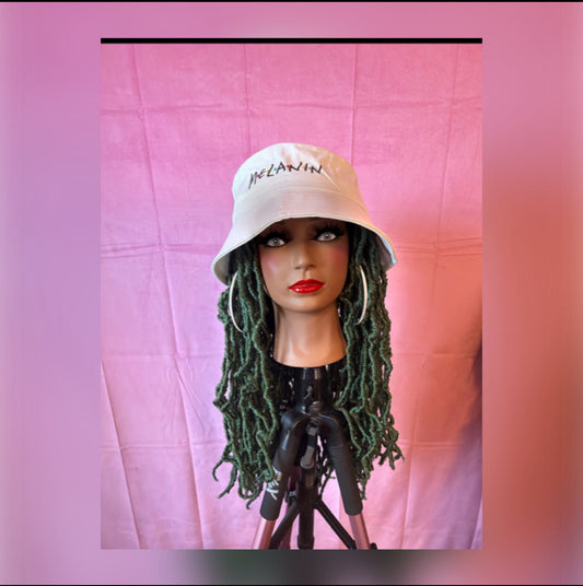 LAST ONE IN STOCK‼️ Green Soft Faux Locs Elastic Wig Band