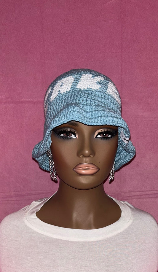 Unisex Crochet Ruffle Hat
