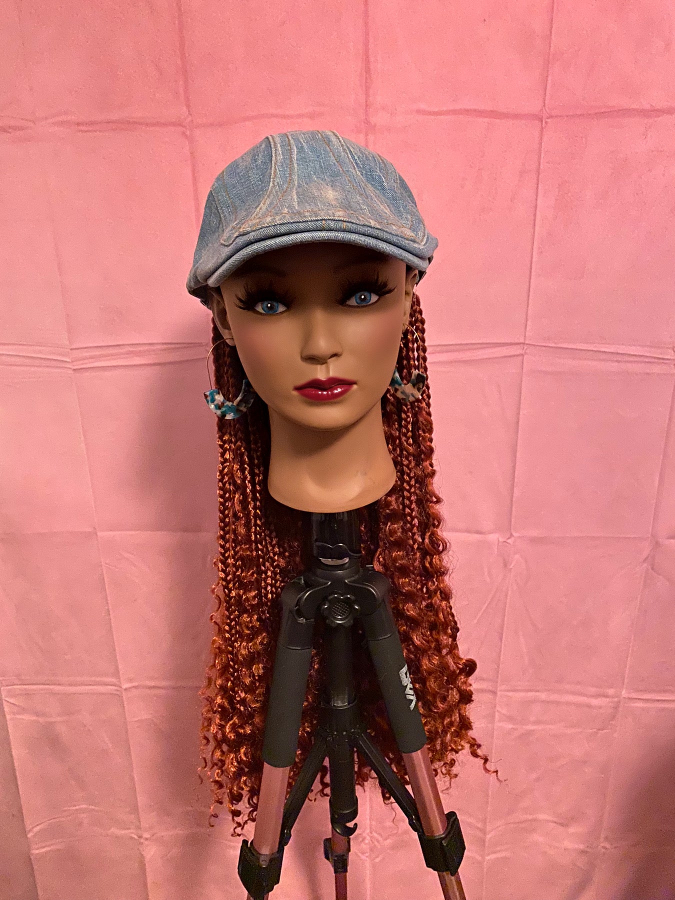 Newsboy Cap Wig Hats