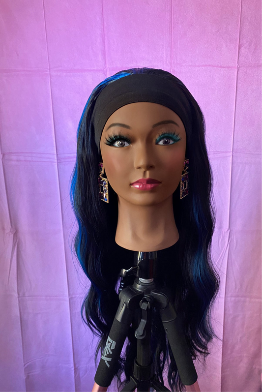 Body Wave Curls Headband Wig w/ Headband Included