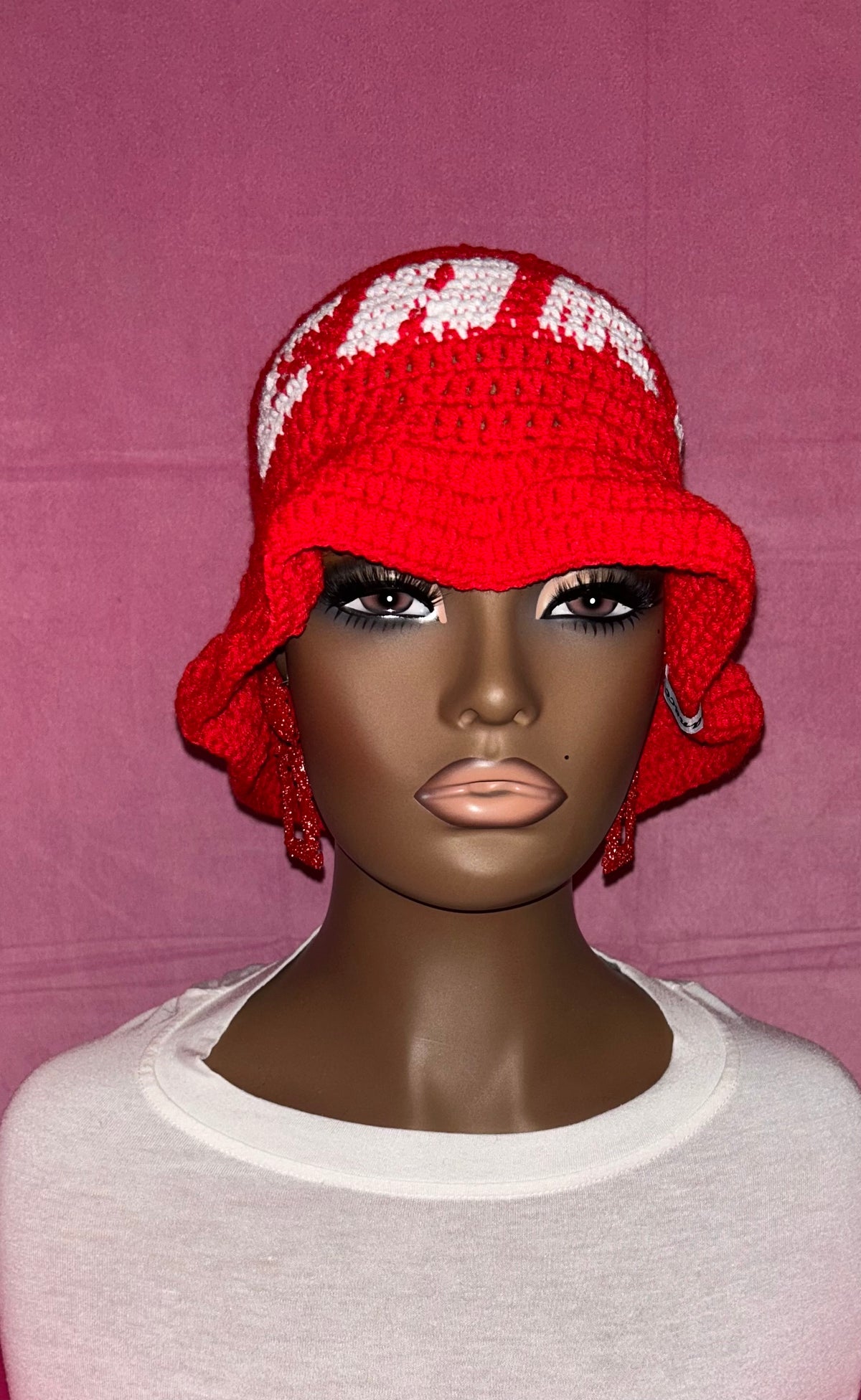 Unisex Crochet Ruffle Hat