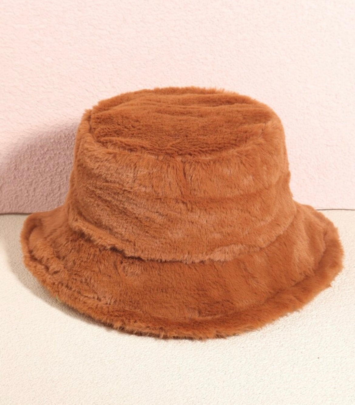 Unisex Faux Fur Bucket Hat