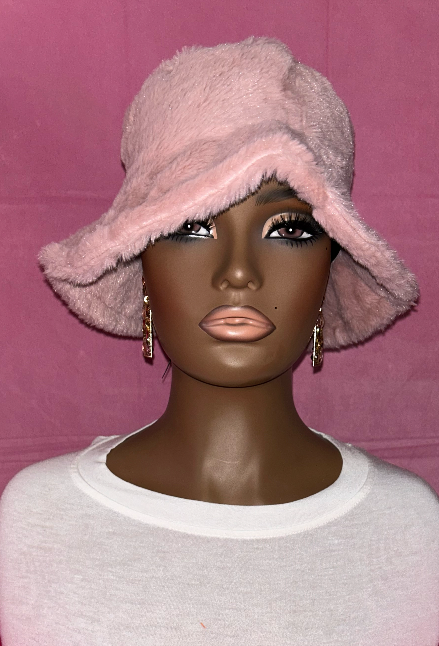 Unisex Faux Fur Bucket Hat