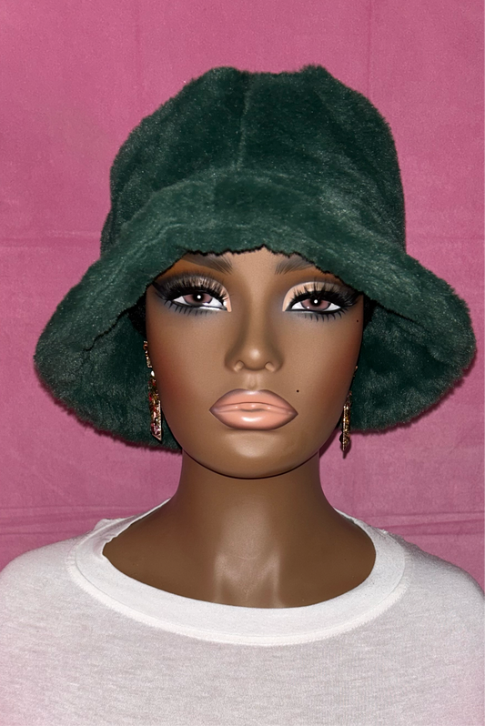 Unisex Faux Fur Bucket Hat