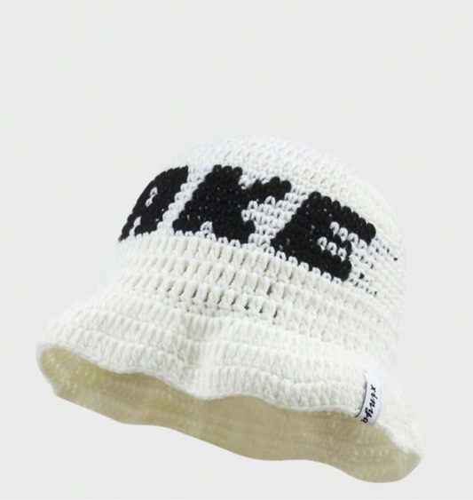 Unisex Crochet Ruffle Hat