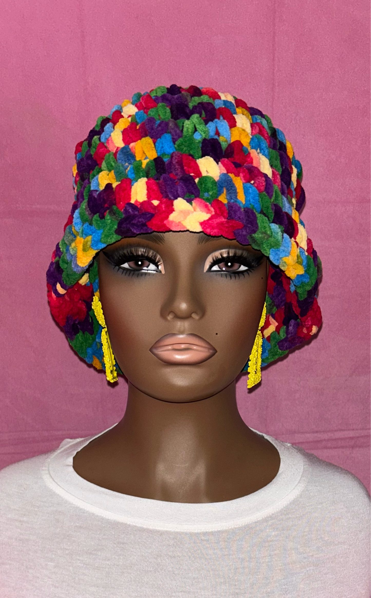 Unisex Crochet Bucket Hat