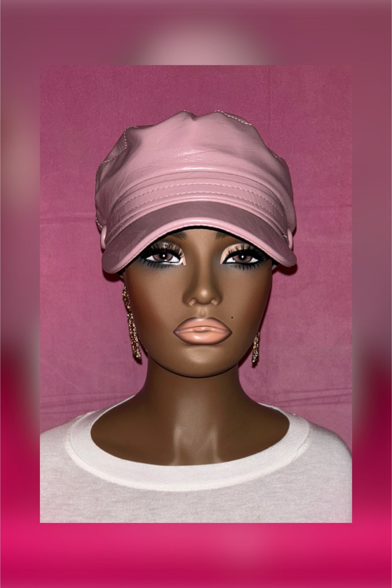 Women’s Flat Top Biker Cap