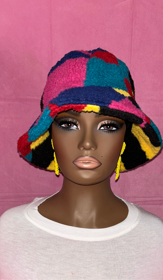 Unisex Faux Fur Bucket Hat