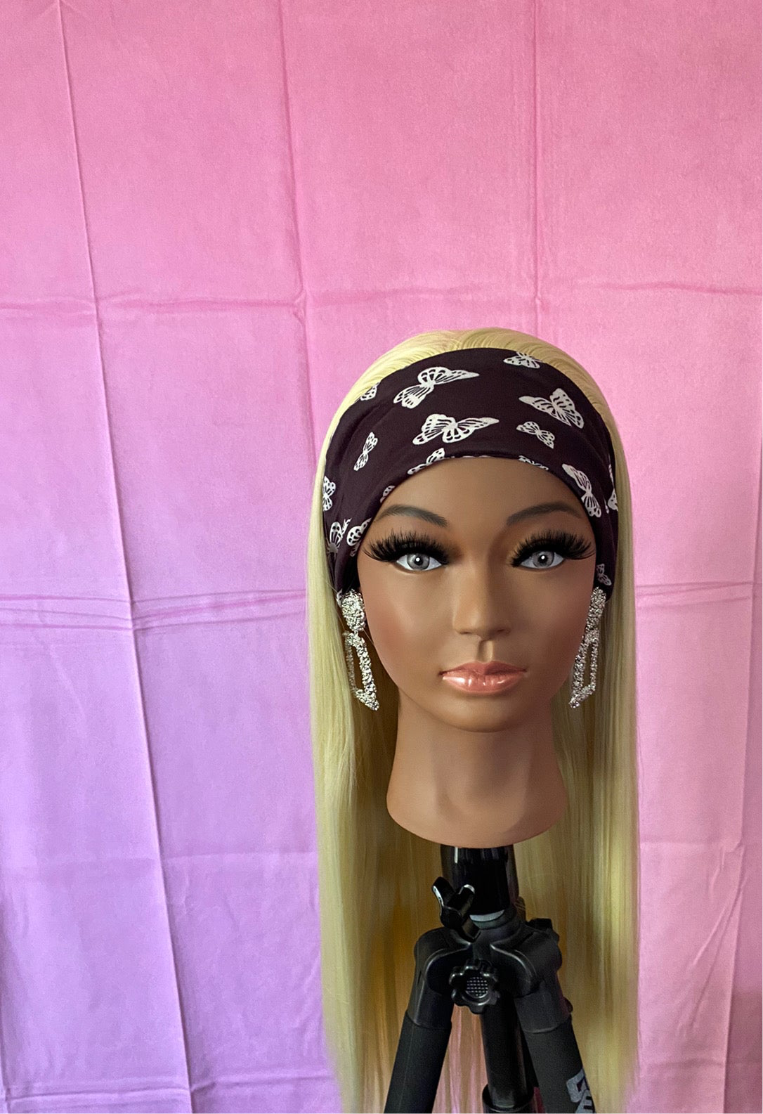 Blonde Straight Hair Headband Wig w/ Headband Included