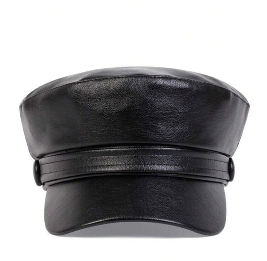 Women’s Flat Top Biker Cap