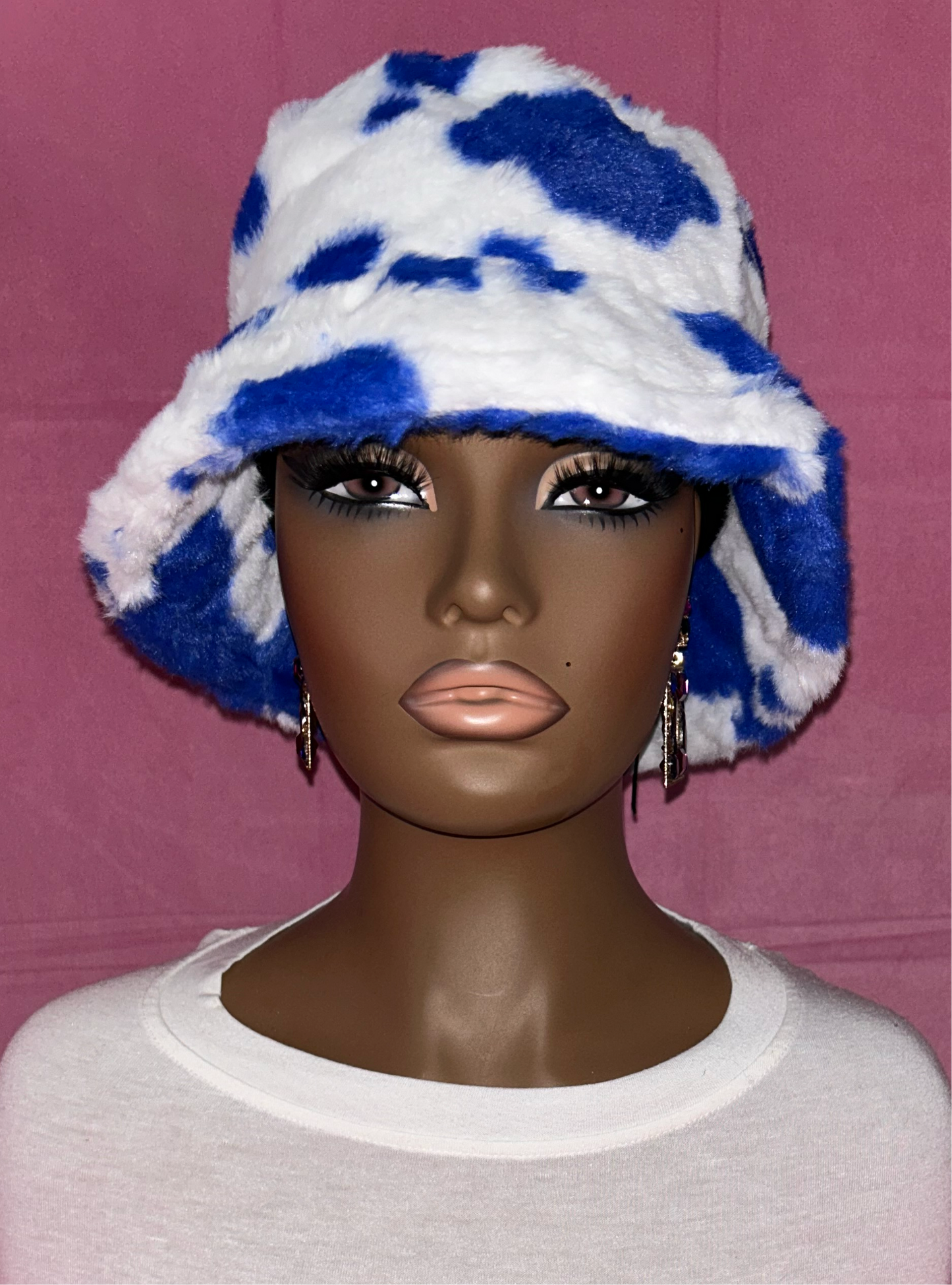 Unisex Faux Fur Bucket Hat