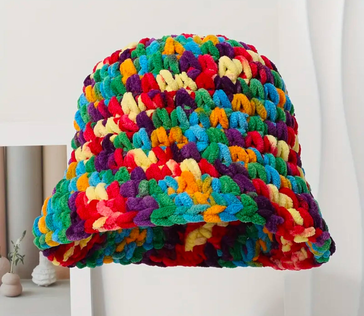 Unisex Crochet Bucket Hat