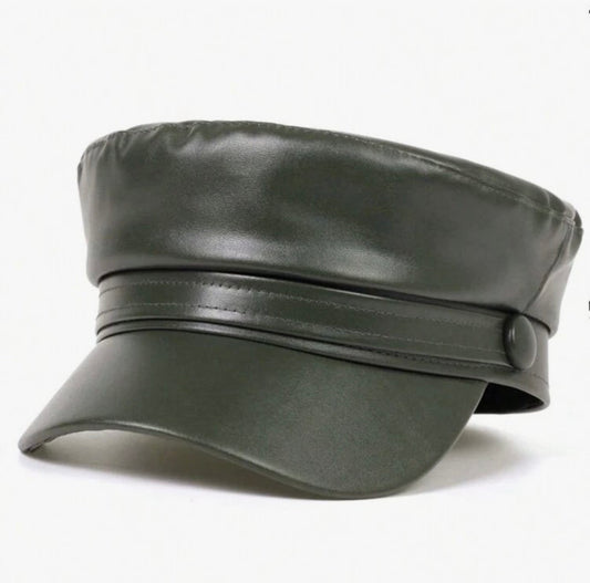Women’s Flat Top Biker Cap
