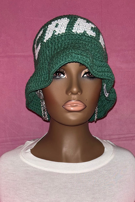 Unisex Crochet Ruffle Hat