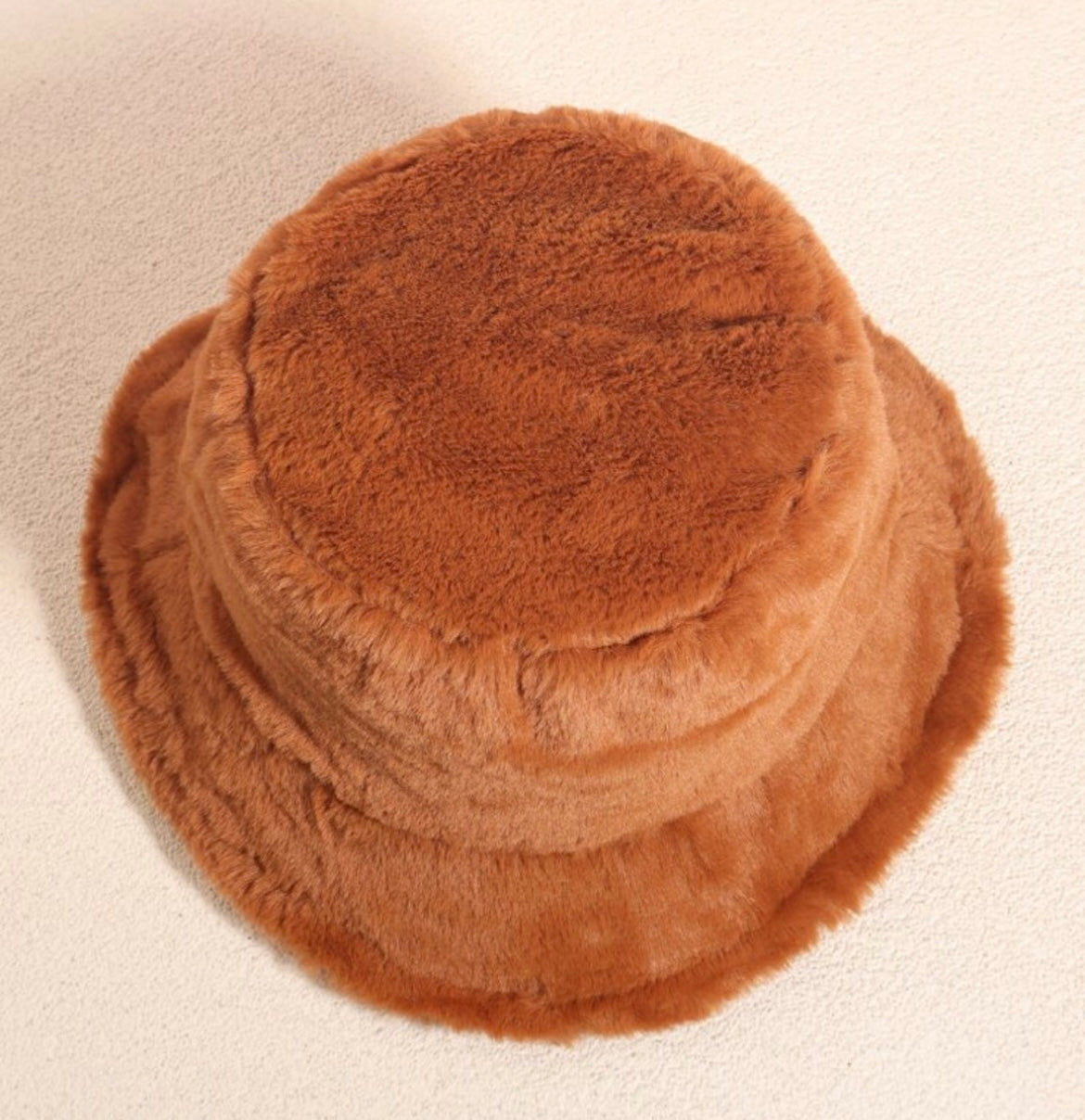 Unisex Faux Fur Bucket Hat