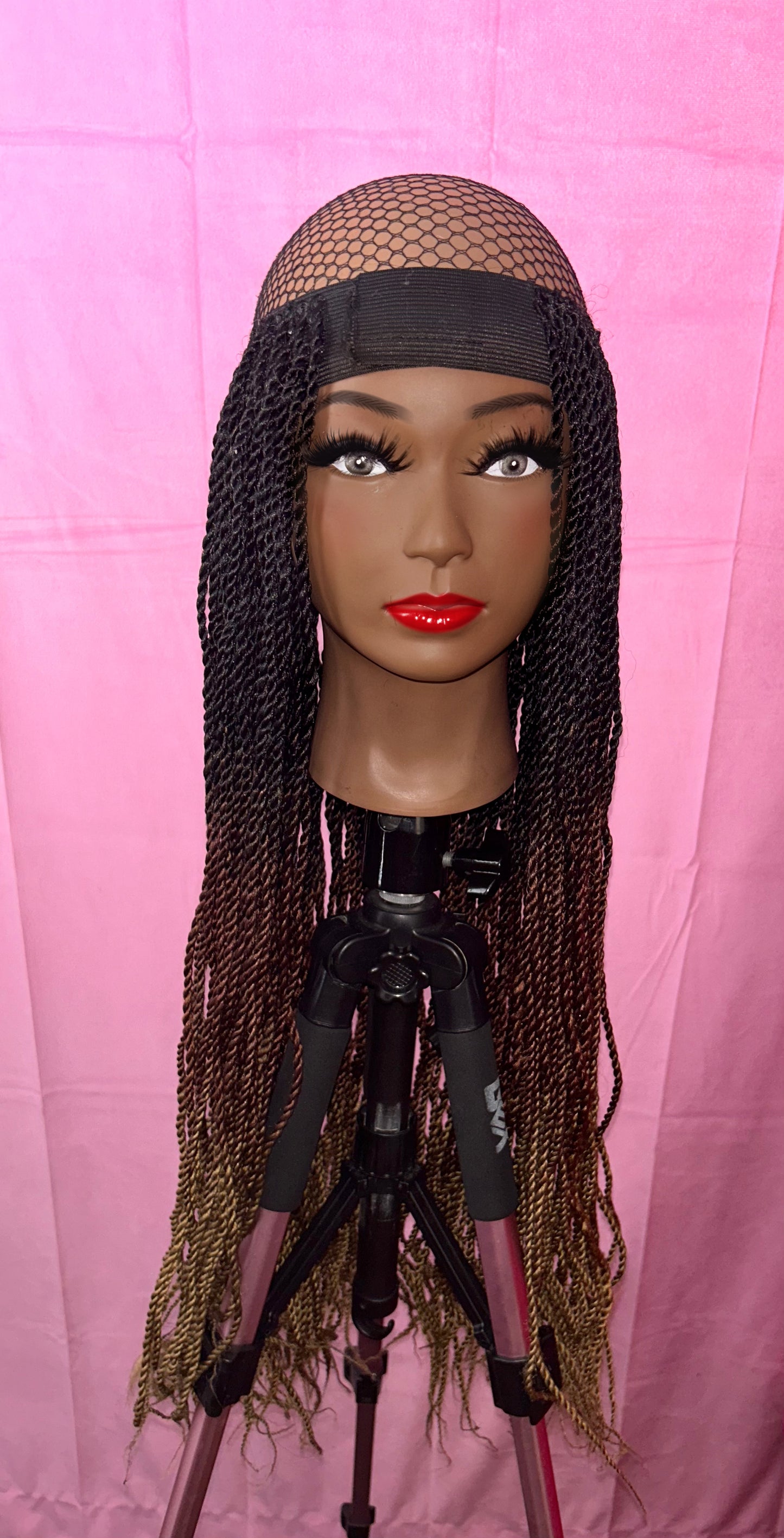 Ombré Senegalese Twist Elastic Wig Band