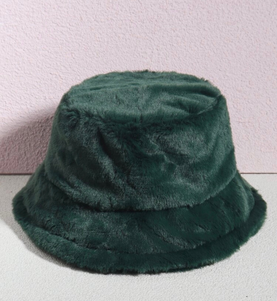 Unisex Faux Fur Bucket Hat