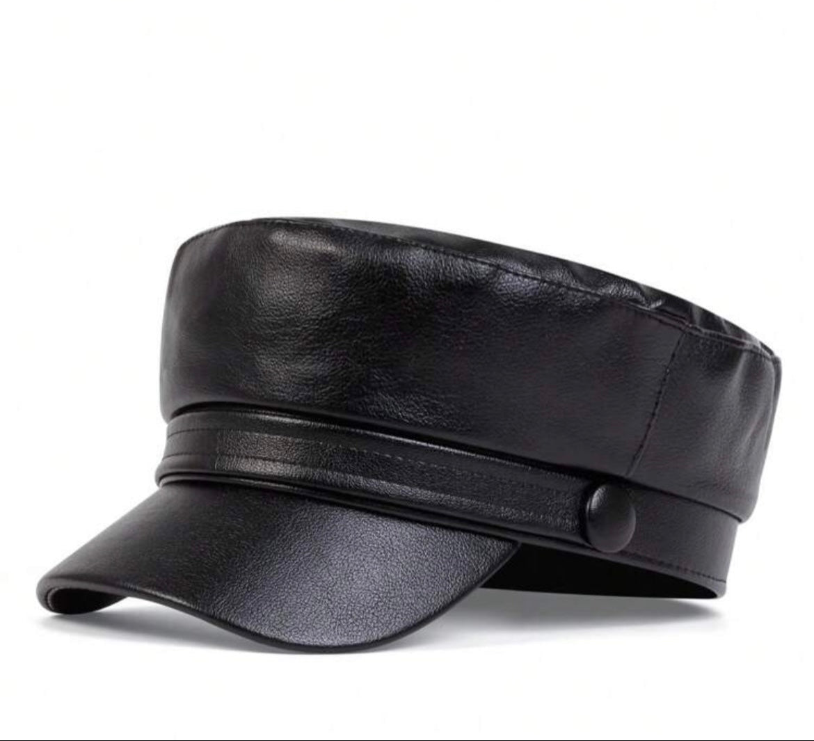 Women’s Flat Top Biker Cap