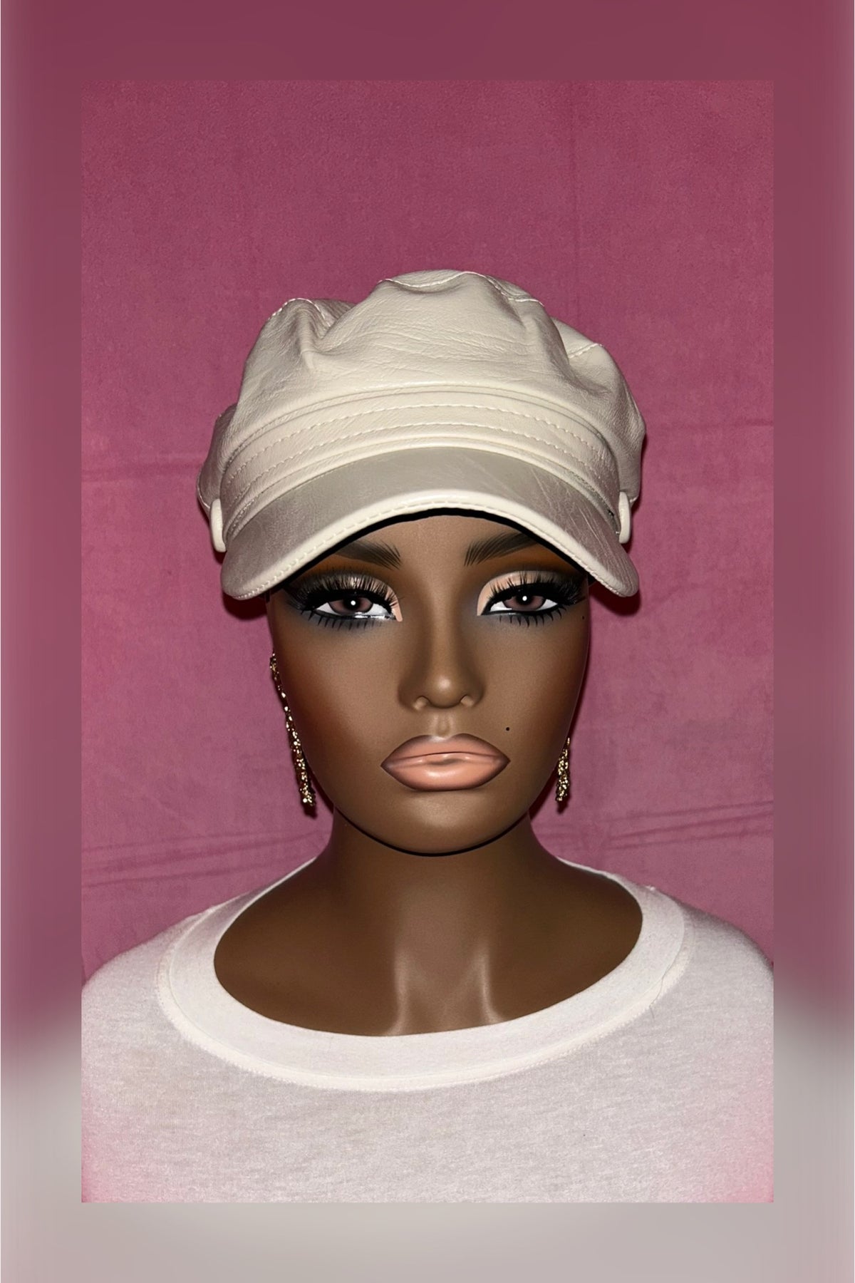 Women’s Flat Top Biker Caps