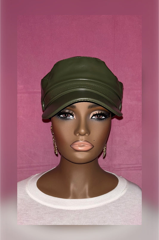 Women’s Flat Top Biker Cap