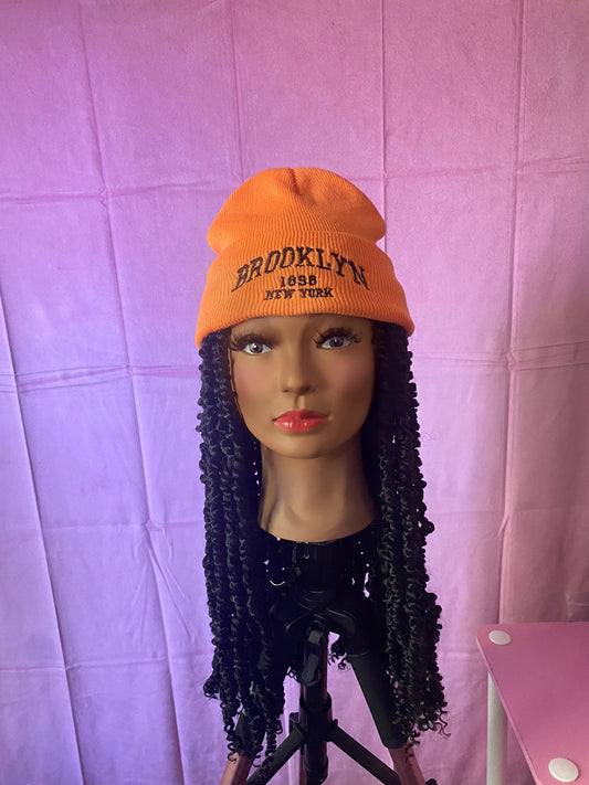 Black Passion Twist Wig Hat